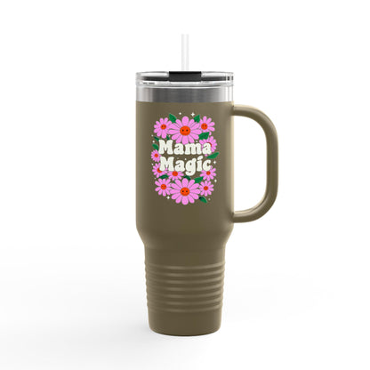 Mama Magic Floral Design - 40oz Travel Mug