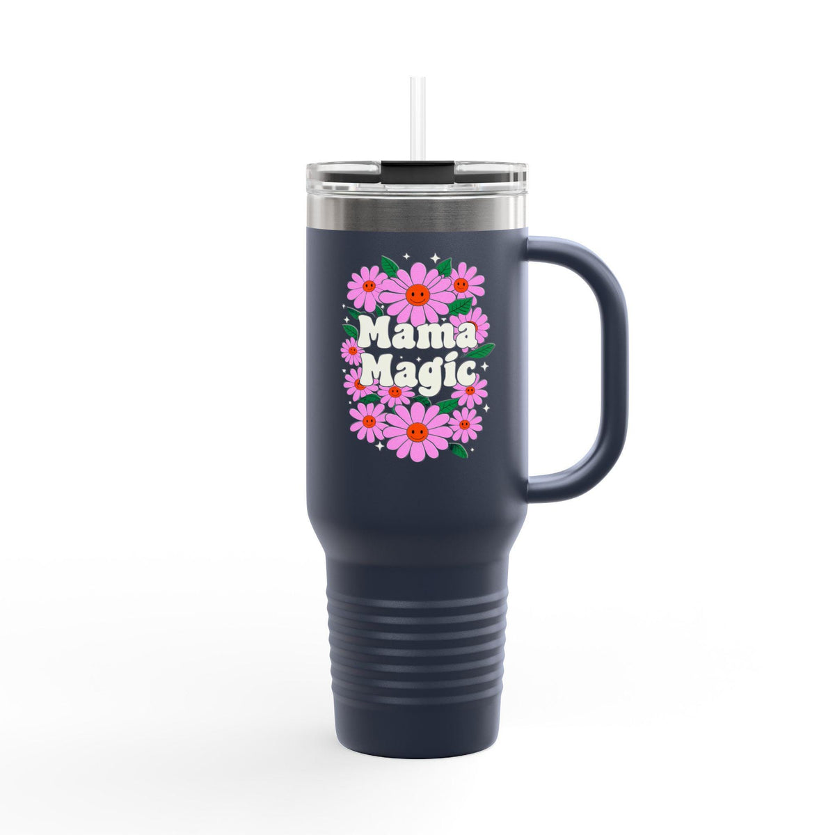 Mama Magic Floral Design - 40oz Travel Mug