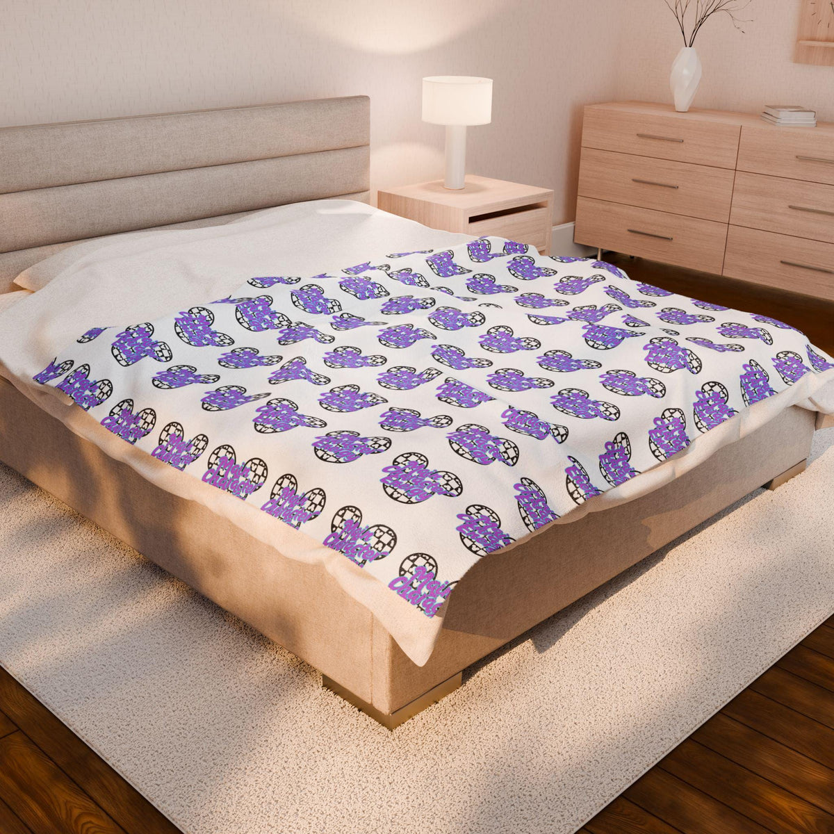 Main Character Energy Velveteen Blanket