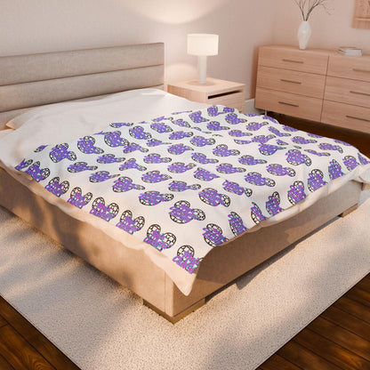 Main Character Energy Velveteen Blanket