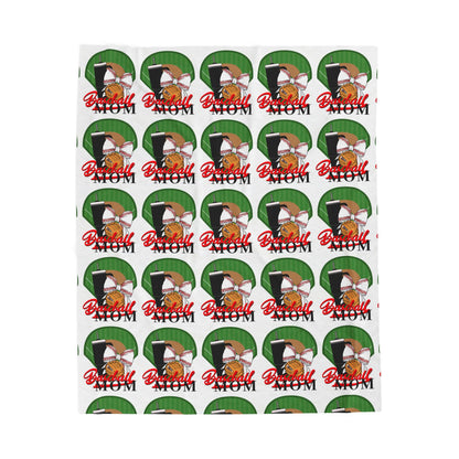 Baseball Mom Inspired Velveteen Blanked