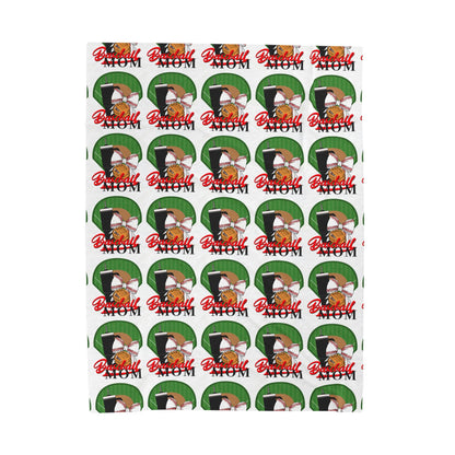Baseball Mom Inspired Velveteen Blanked