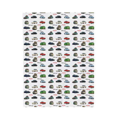 Vintage Volkswagen Velveteen Plush Blanket, Warm Throw Blanket for Car Lovers, Soft Blanket Gift for Road Trip Enthusiasts, [...]