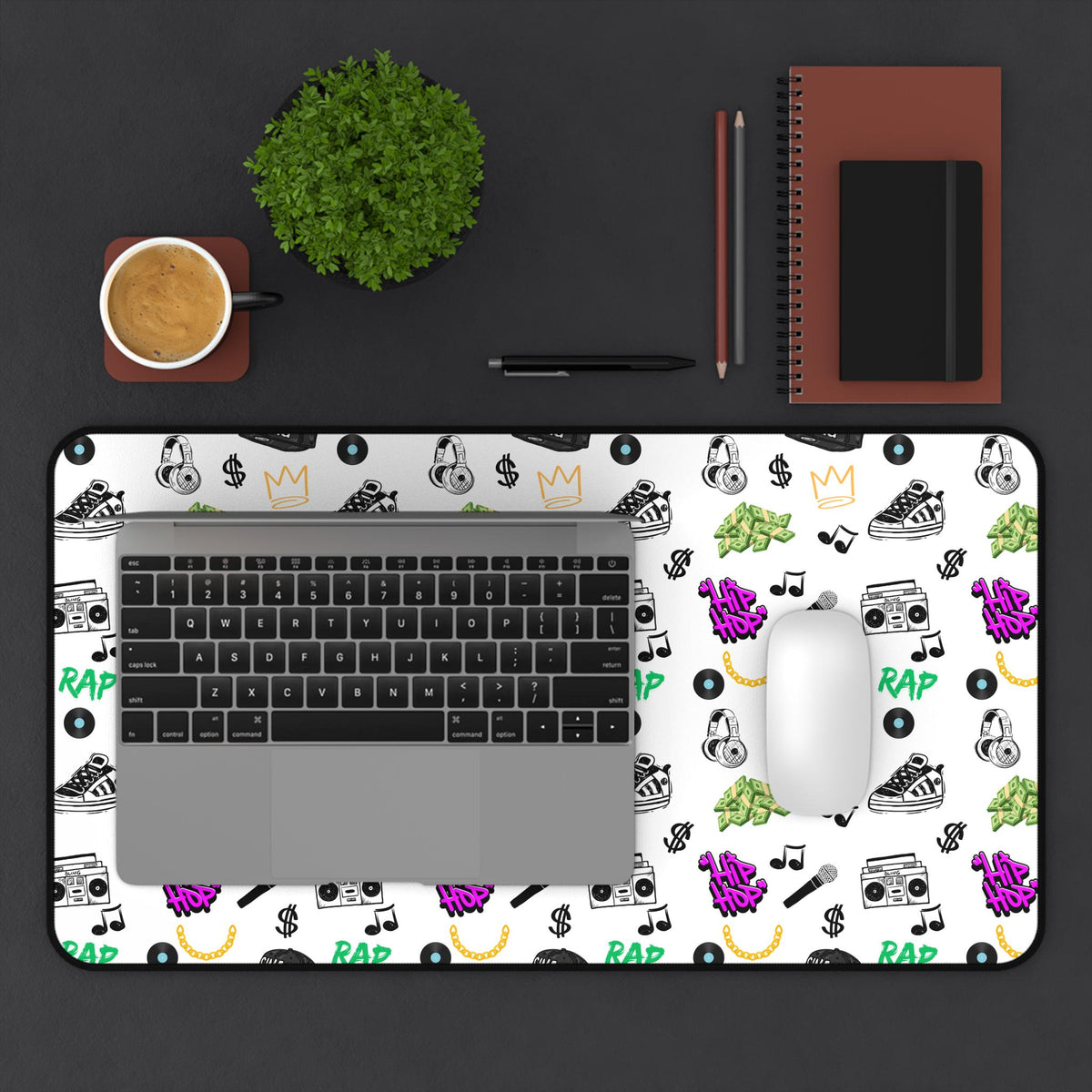 Rap and Hip-Hop Vibe Desk Mat