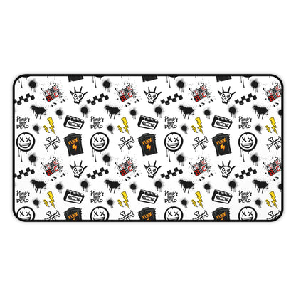 Edgy Punk Rock Desk Mat