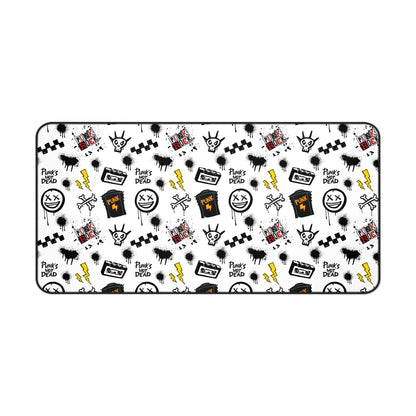 Edgy Punk Rock Desk Mat