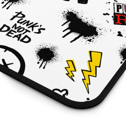 Edgy Punk Rock Desk Mat