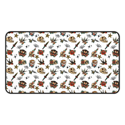 Traditional Tattoo Style Desk Mat