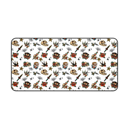 Traditional Tattoo Style Desk Mat