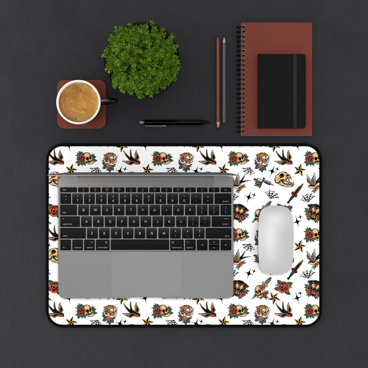 Traditional Tattoo Style Desk Mat