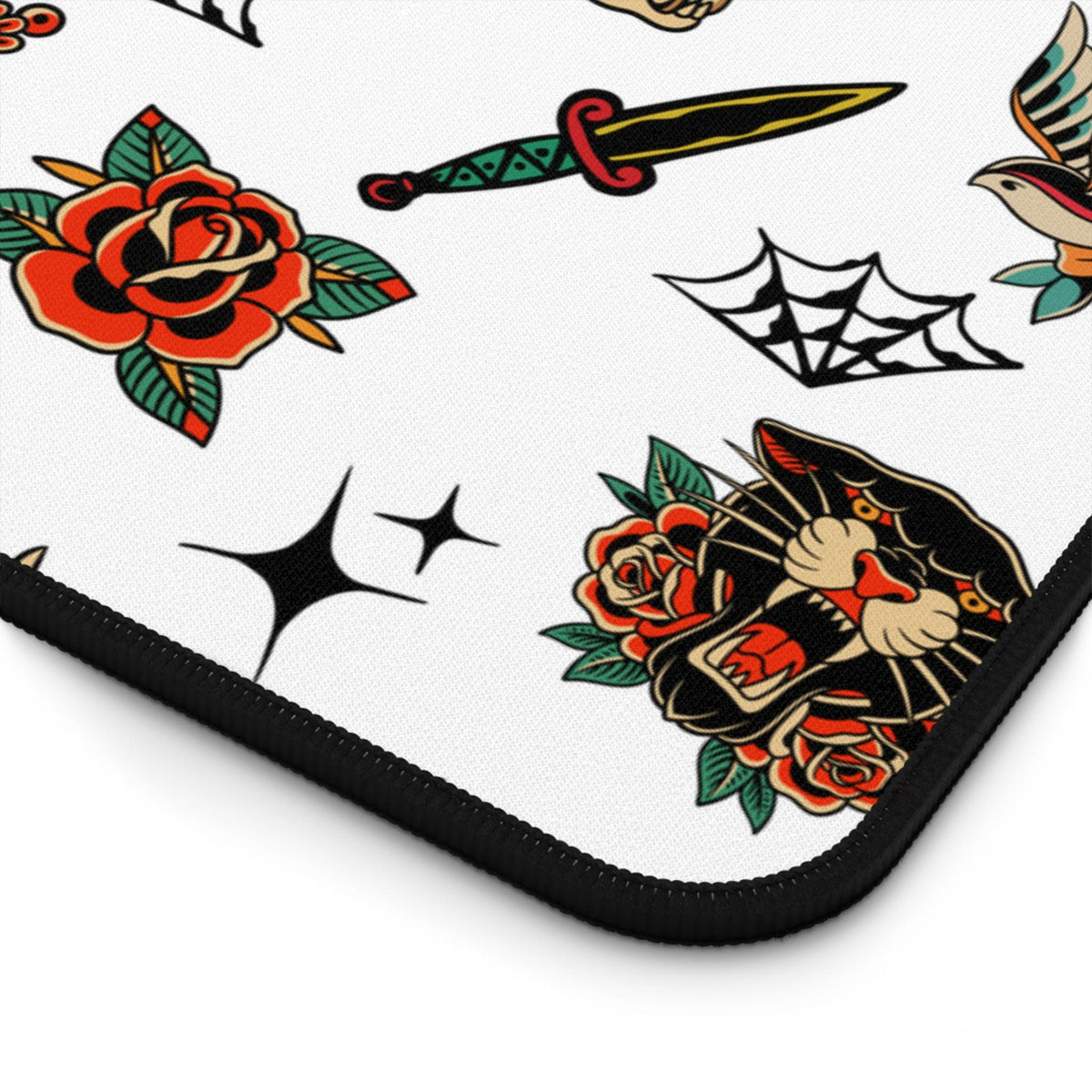 Traditional Tattoo Style Desk Mat