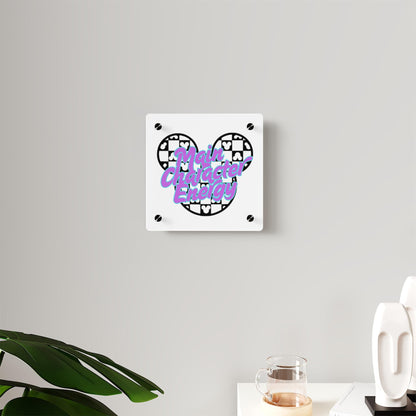 Main Character Energy Acrylic Wall Art Panel