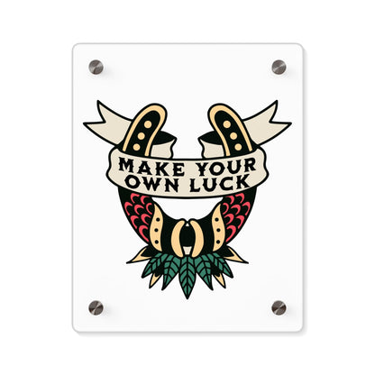 Traditional Style Tattoo Wall Art - Make Your Own Luck