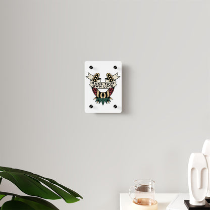 Traditional Style Tattoo Wall Art - Make Your Own Luck