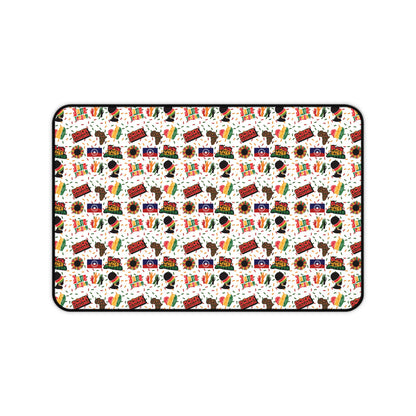 Juneteenth Inspired Desk Mat