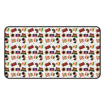 Juneteenth Inspired Desk Mat