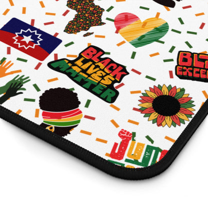Juneteenth Inspired Desk Mat