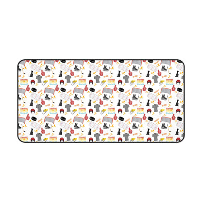 Hockey Inspired Desk Mat