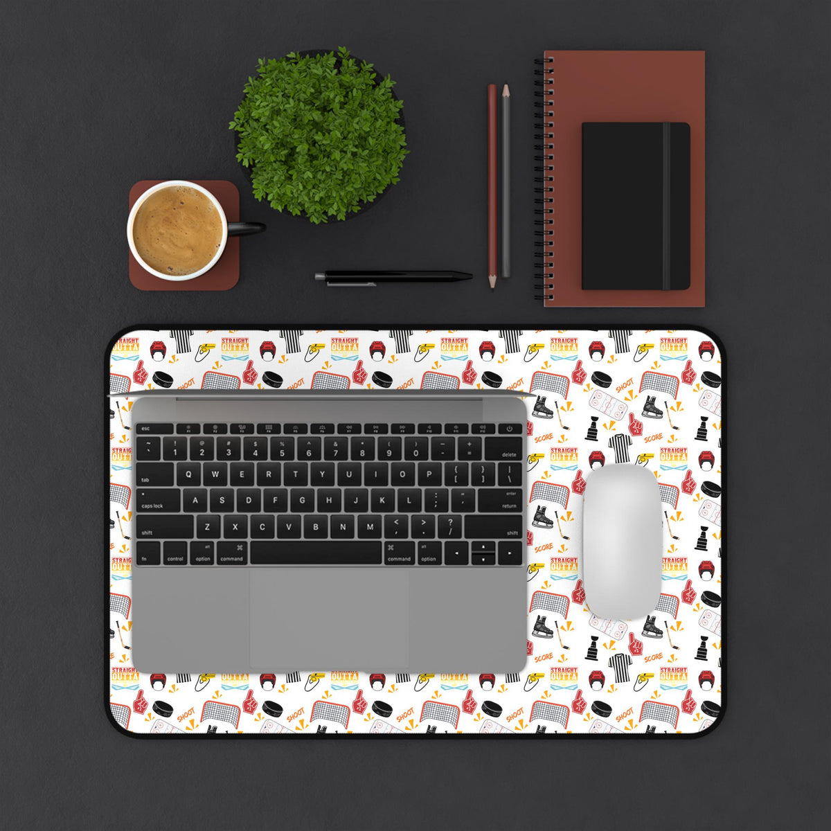 Hockey Inspired Desk Mat