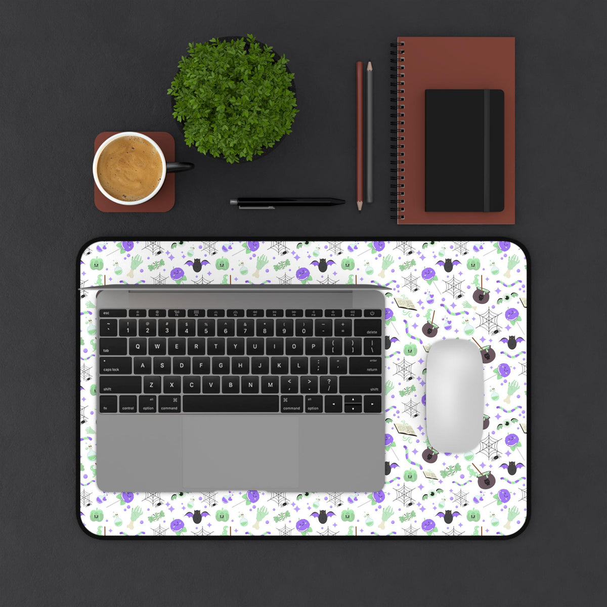Spooky and Sweet Halloween Inspired Desk Mat