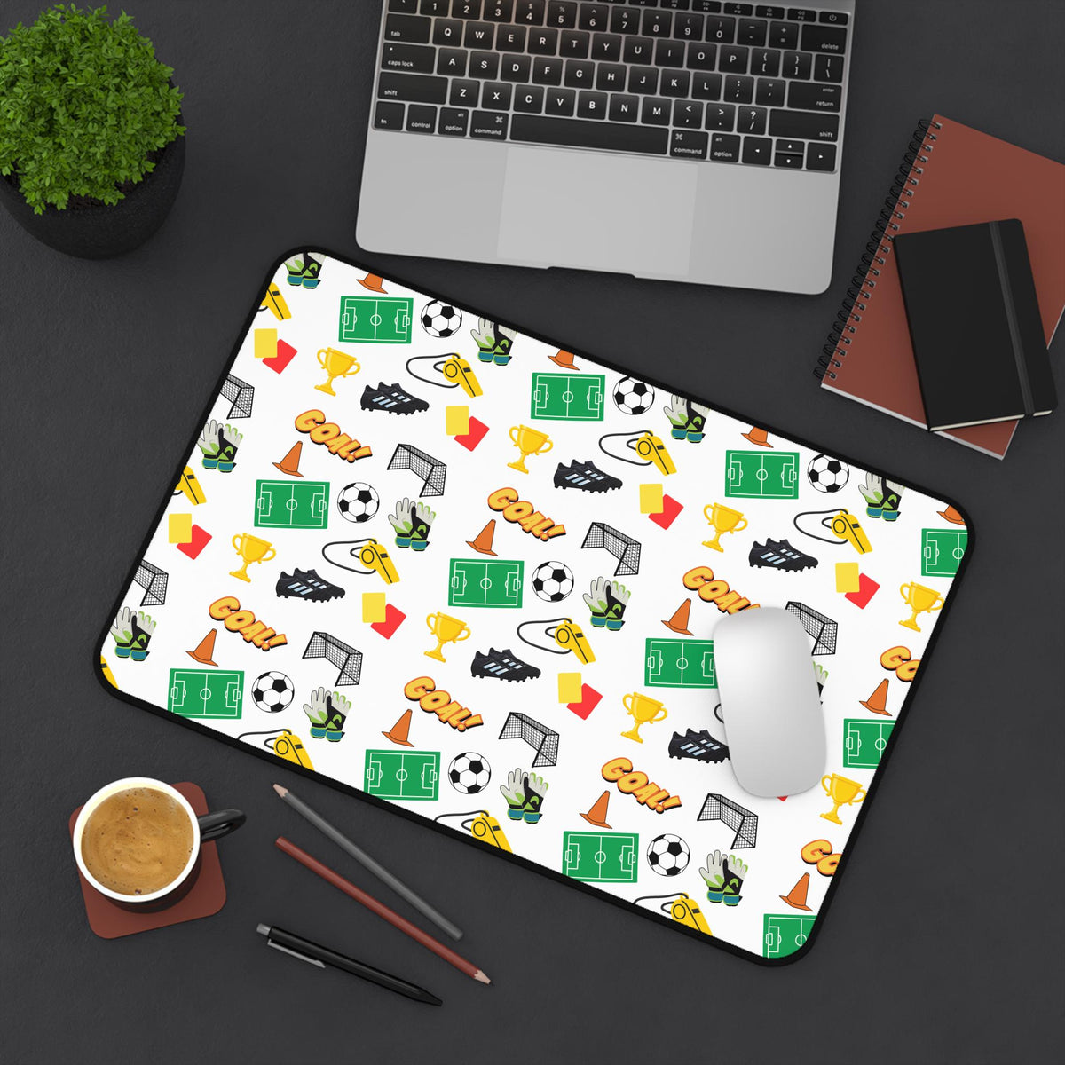 Soccer Inspired Desk Mat