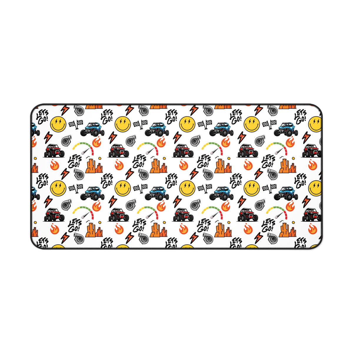 Vibrant Side-by-Side Inspired Desk Mat