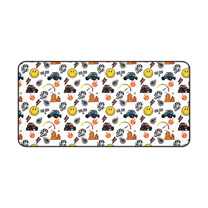 Vibrant Side-by-Side Inspired Desk Mat