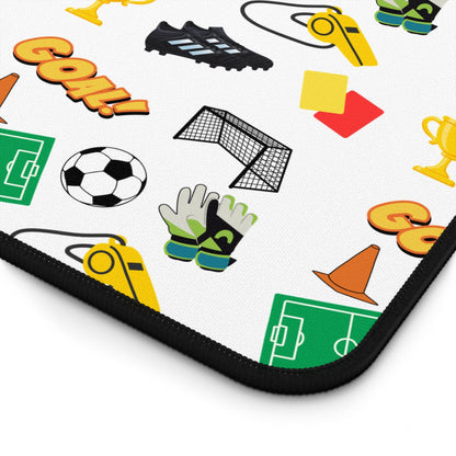 Soccer Inspired Desk Mat