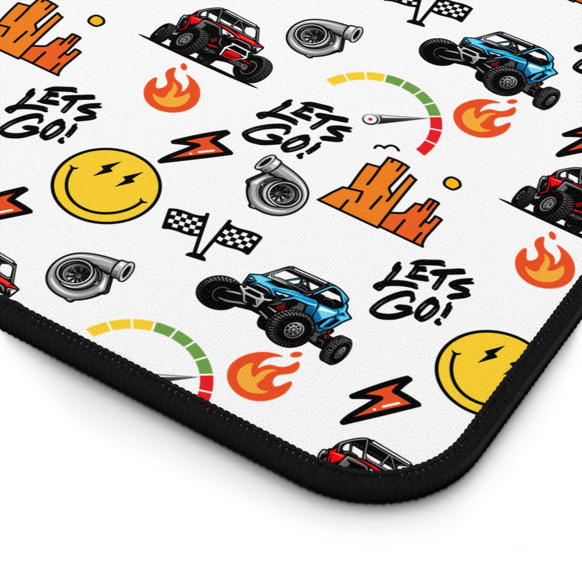 Vibrant Side-by-Side Inspired Desk Mat
