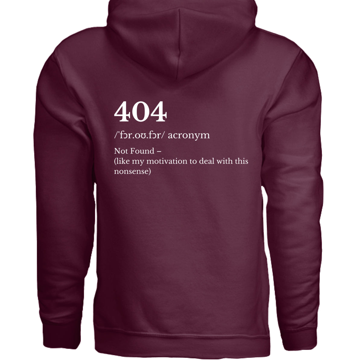 MAROON - BACK