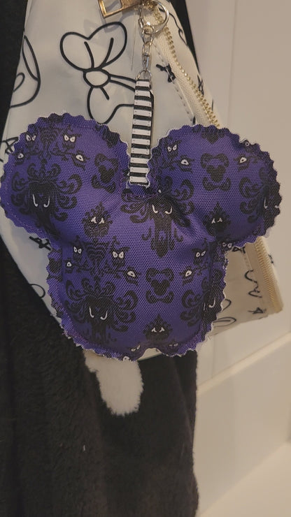 Haunted Mansion Wallpaper Mouse Bag Charm